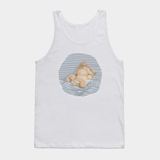 睡觉超可爱的猫咪Sleeping super cute cat Tank Top